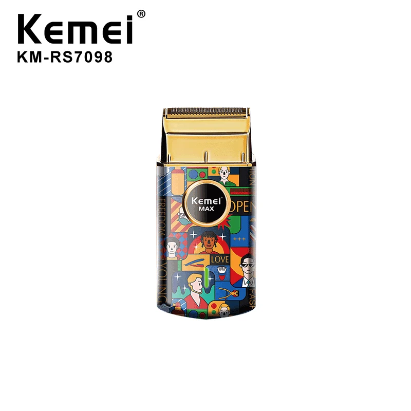 Kemei KM-RS7098 новая молодежная версия мини-бритва в стиле ретро с индивидуальным