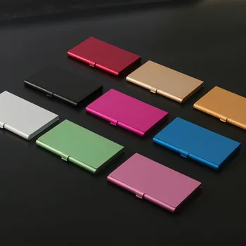

Unisex Card Case Fashion Creative Holder Metal Box Cover ID Credit Business Multi Card Case OL ID Cards Holder porte carte