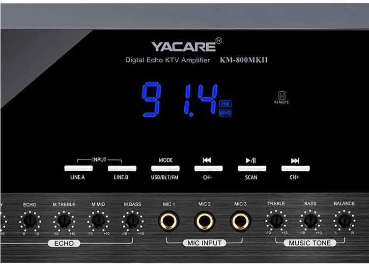 KM-800II домашний Bluetooth 5,0 караоке домашний мощный усилитель мощности KTV аудио поддержка USB sd-карта