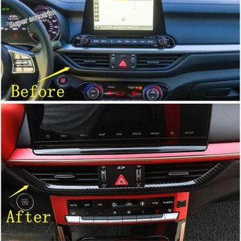 

Lapetus Air Condition Outlet Vent Danger Lamp Strip Cover Kit Fit For Kia Forte / Cerato / K3 2019 2020 ABS Accessories Interior