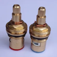 

2 PCS 18mm Brass Replacement Ceramic Disc Tap Valves Cartridges innards Hot Cold SPARES Kitchen Basin Bathroom Accessory mba501