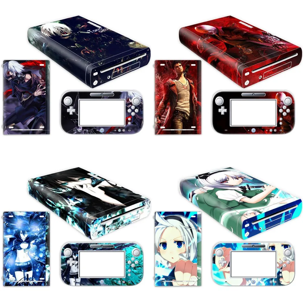 Cover In Vinile Per Wii U Console Controller Decalcomania Accessori Di Gioco Per Wii U Skin Sticker
