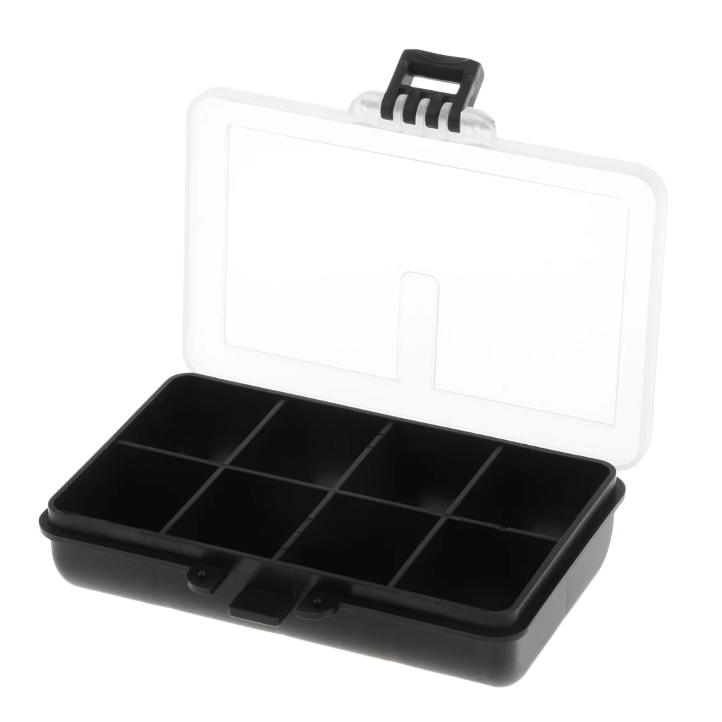 Fishing Lure Box Bait Tackle Plastic Storage Small Lure Case for Vest Fishing Accessories Box Storage Containers 10.5x6.6x2.3cm