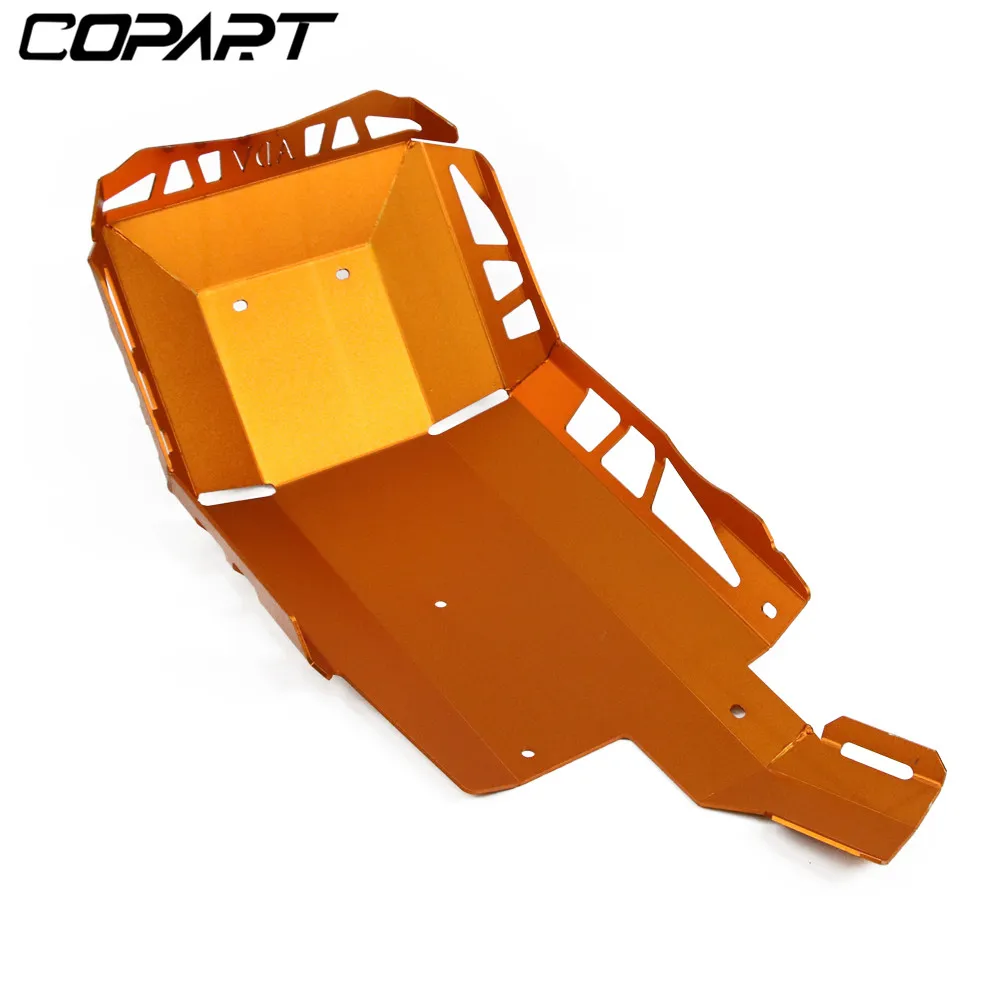 Orange Мотоцикл защитный кожух двигателя опорная тарелка; алюминий для KTM Duke 1050 1190 1290 Приключения 2013 - Цвет: Orange
