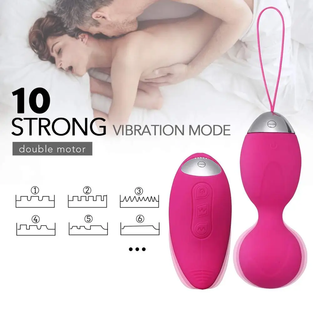 Silicone Smart Ball Tight Training Vaginal Balls Remote Control Vibrating Egg Exercises Kegel Balls Simulator Clit Sex Toy Women
