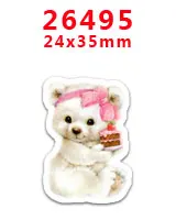 26495 30 шт. плоское украшение из смолы мультфильм смолы pr26685 - Цвет: 26495