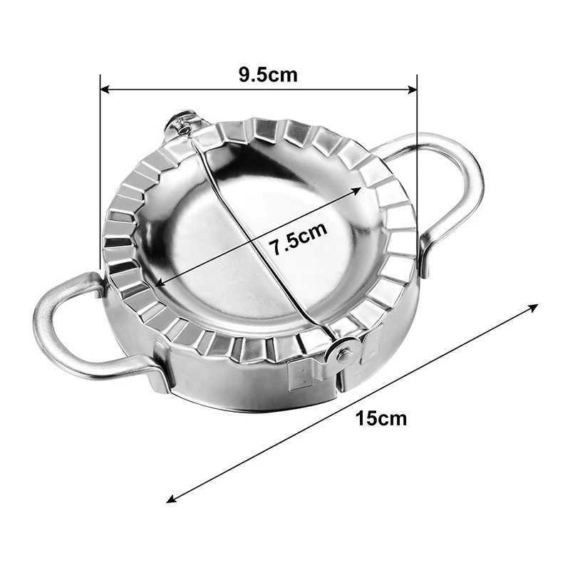 3 штуки 9,5 см из нержавеющей стали для приготовления пельменей 1 пельменей для кожи 2 формы для пельменей китайский резак для пельменей для пирога Пельменей