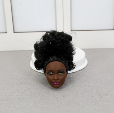 Кукла принцесса голова игрушки части фильм звезды головы DIY игрушка Девочка День рождения Рождественский подарок игрушка Хороший макияж голова светлые волосы голова подарок