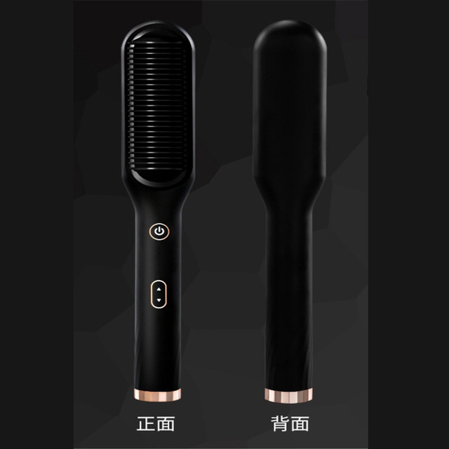 in 1 Heating Hair Hot Comb Hair Straightener Electric Hot Air Negative Ions Hair Care 140-210℃ Hair Curler Dryer Styling Tools