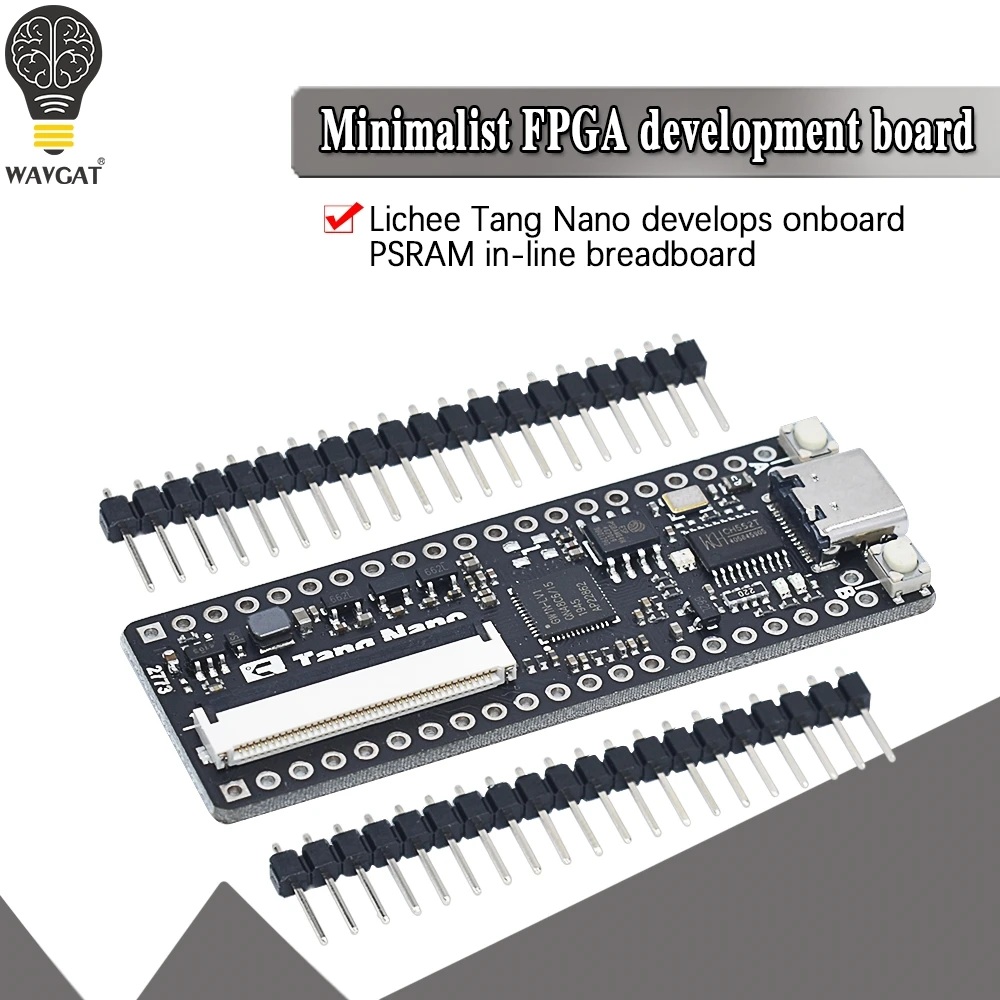 Sipeed Lichee Tang Nano Минималистичная линия FPGA макетная плата GW1N 1 чип|Интегральные схемы|