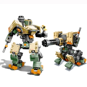 

2019 Compatible Lepining Overwatching 75974 Games Bastion Mecha Set Building Blocks Bricks Toys Gifts For Kids Boys