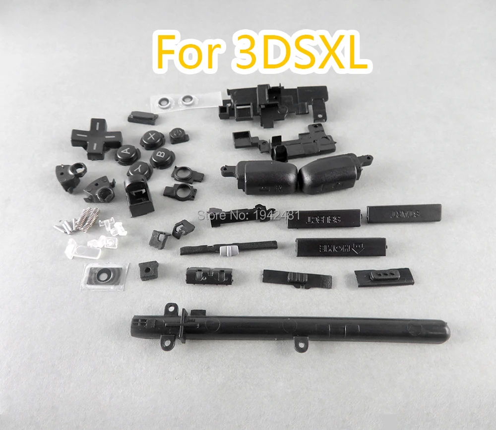 2 комплекта для 3DS XL полный комплект кнопок Замена корпуса LL Полная кнопка 3dsxl