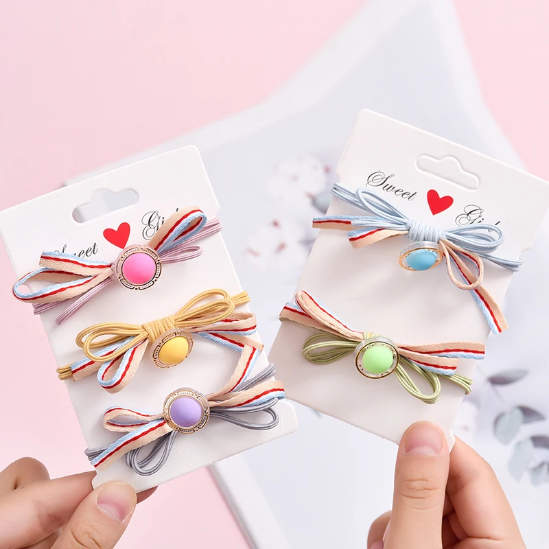 

5 cores Sуlido Elбstico Faixas de Cabelo Headbands Laзo de Alta Elasticidade Bбsica Mulheres Meninas Hairband Crianзas Acessуrio