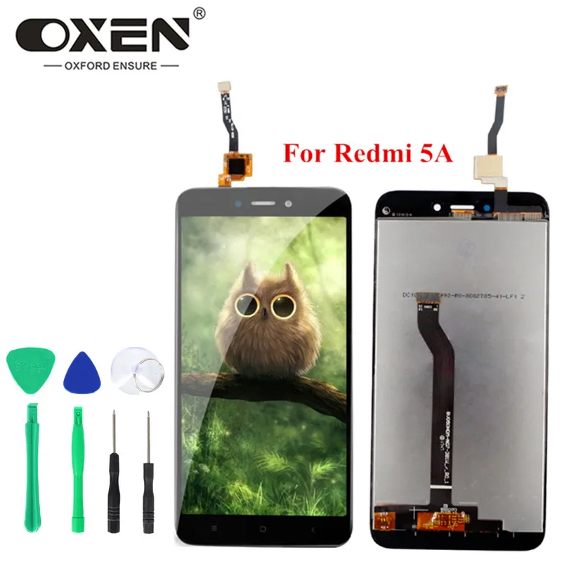 

OXEN For Xiaomi Redmi 5A LCD Touch Screen Digitizer Assembly Redmi5A 5 A LCD High Quality Display Replacement Pantalla + Tool