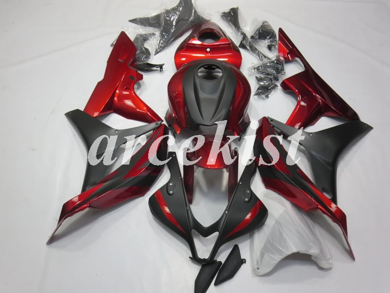 Мотоцикл литья под давлением обтекатель Подходит для Honda CBR600RR CBR 600RR F5 2007 2008 CBR 600 RR CBR600 07 08 Обтекатели красный черный матовый