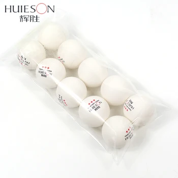 

Huieson 10pcs New Material Table Tennis Ball 40+mm Diameter 2.8g 3 Star ABS Plastic Ping Pong Balls for Table Tennis Training