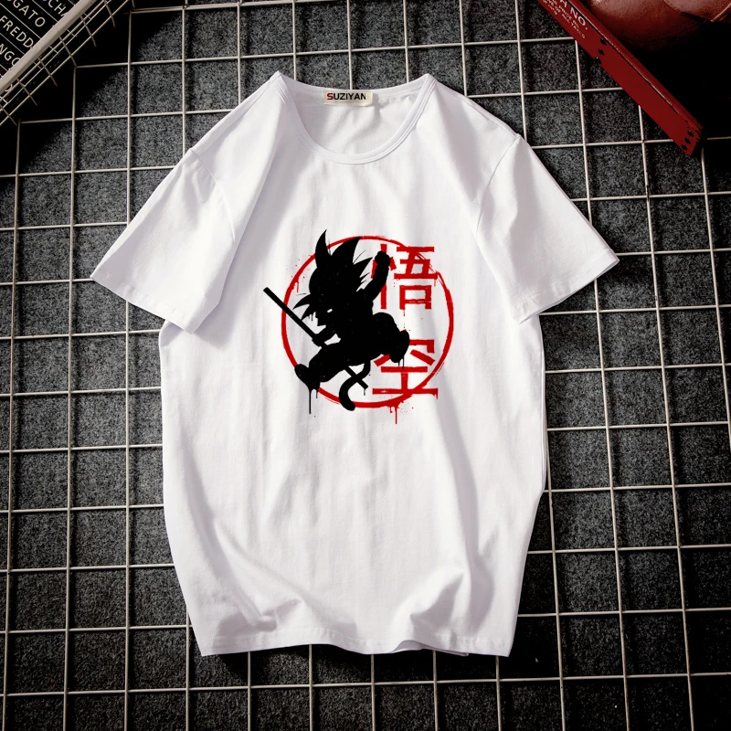 Dragon Ball Lovers, коллекционная футболка для мужчин,, хит, Harajuku, футболки для женщин, Dragon Ball Goku, Милый принт, хип-хоп, топы, японский стиль