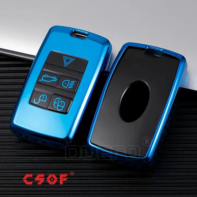 Чехол для автомобильного ключа из ТПУ Land Rover Range Evoque Discovery Sport Velar Jaguar F-Pace F-Type XE XF XJ |