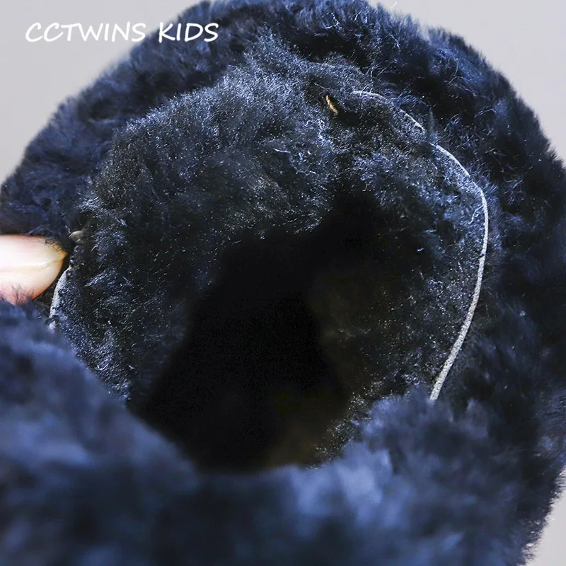 CCTWINS/детская обувь; коллекция года; зимние брендовые короткие ботинки для маленьких девочек; модные зимние ботинки для мальчиков; детская теплая обувь из искусственной кожи; SNB184