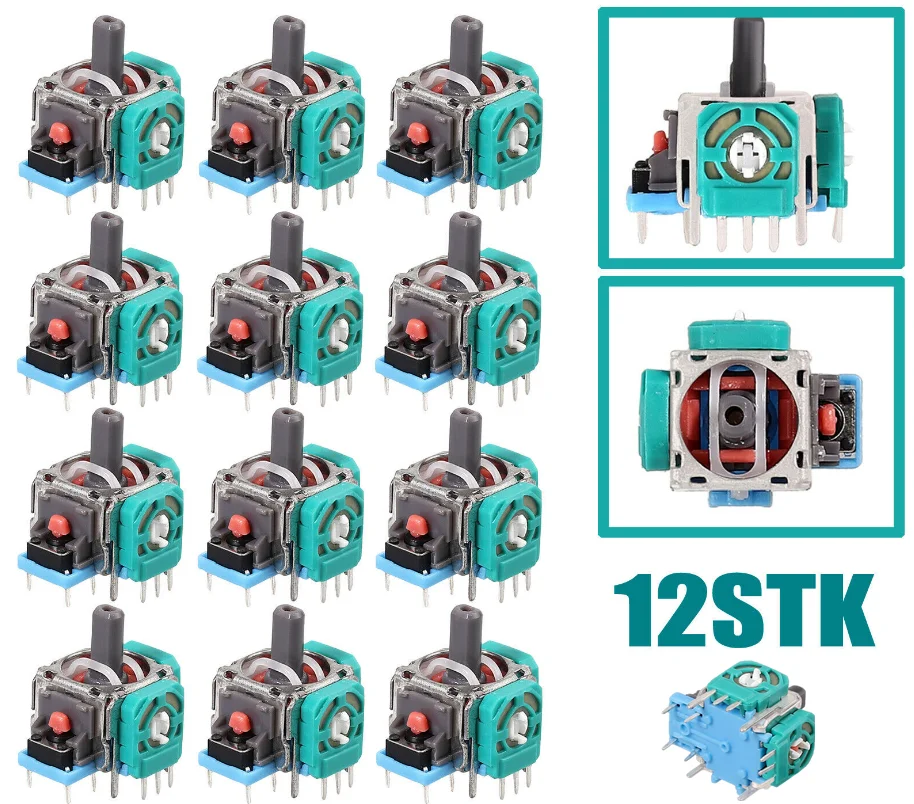 12x Sensor 3D Analog Stick Sensor Axis Module for PS4 XBox one 3D Control Joystick Repair Accessories for Dualshock4 Original