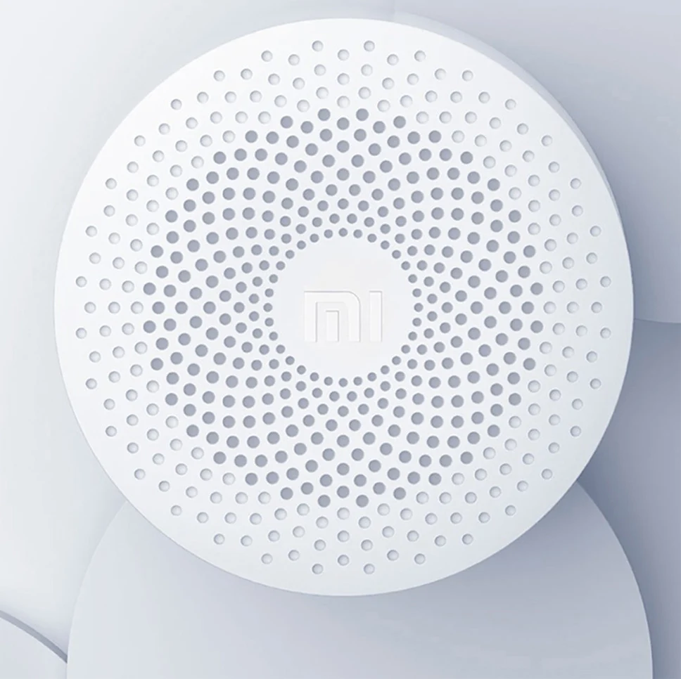Xiaomi Mini AI Bluetooth портативный беспроводной динамик со шнурком металлическая текстура портативный и алюминиевый сплав динамик