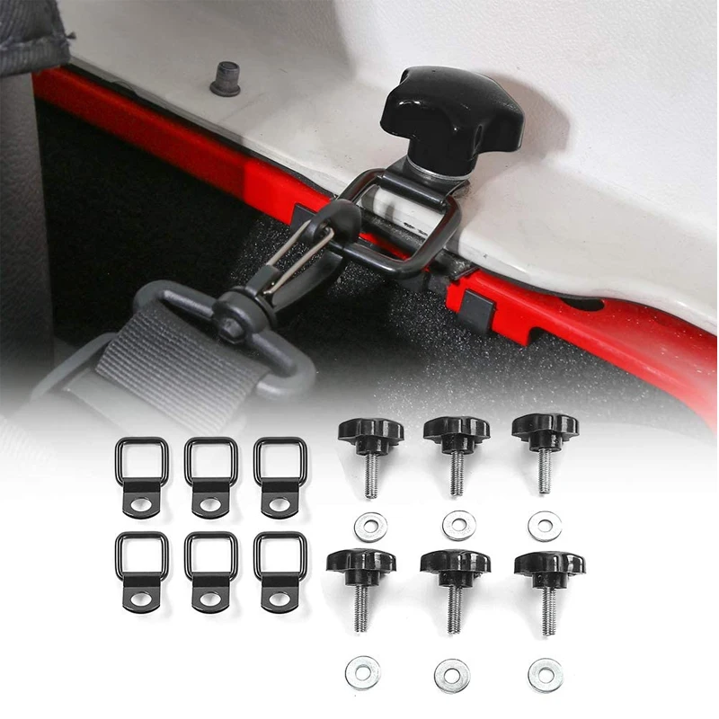 Быстросъемный крепеж Hard Top рым болты для крыши зажимной анкер с шайбами комплект