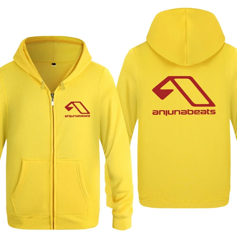 yellow hoodie 11 Британский ночной клуб MC Above& Beyond Anjunabeats толстовки для мужчин хип-хоп Скейт куртка на молнии пальто для мужчин женщин уличная Толстовка - Цвет: yellow hoodie 11