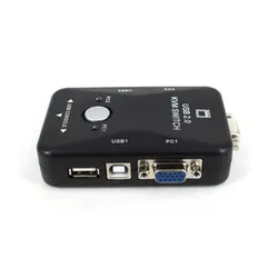 2 в 1 из 2 Порты и разъёмы USB 2,0 KVM переключатель 1920*1440 VGA переключатель SVGA разделитель поля для клавишных инструментов Мышь монитор адаптер