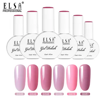 

ELSA Gel Polish Set 120 Colors UV LED Gel Varnish For Manicure Semi Permanent Vernis top coat Soak Off Nail Art Gel Nail Polish