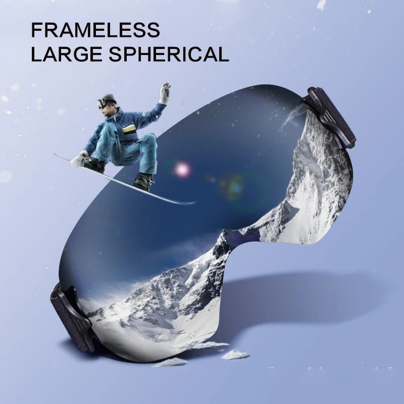 

Professional Winter Ski Goggles Men Women UV400 Adult anti-fog Snowboard Skiing Glasses Ultra-light Snow Snowmobile Eyewears