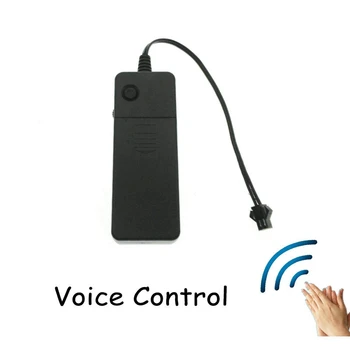 

Voice Control Sound Controller For El Wire 1-10M LED Strip Light Glow Flexible Neon Decor Lights