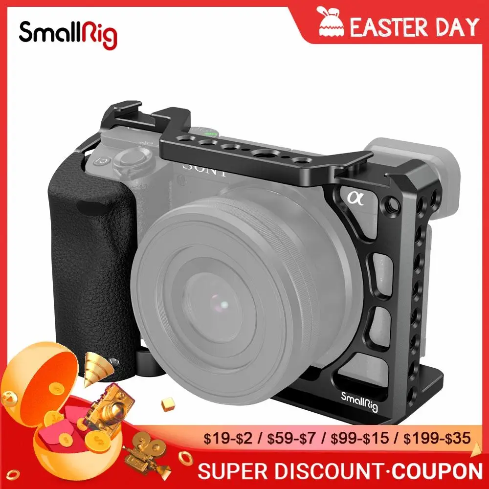 Gaiola de Câmera Smallrig com Alça de Silicone para Câmera Sony 3164 A6100 - A6300 A6400 - Image 2