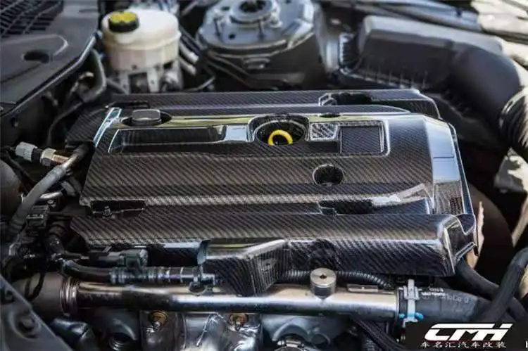 Автомобиль углеродного волокна стиль крышка двигателя капот подходит для Ford Mustang 2,3 T