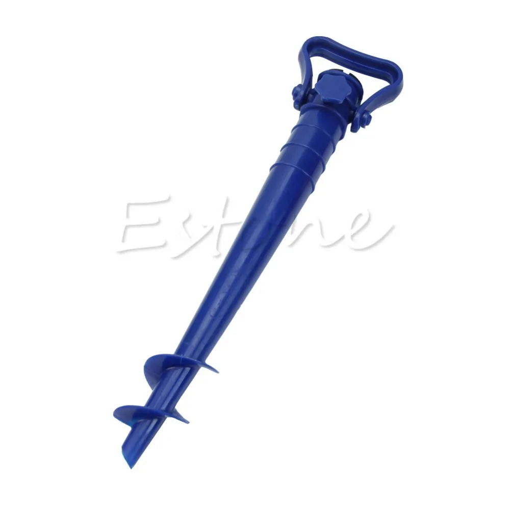 Sun Beach Garden Patio Umbrella Holder Parasol Ground Anchor Spike Fishing Stand