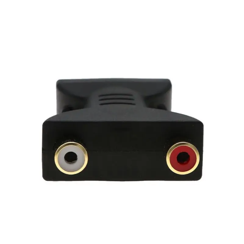 USB аудио-видео адаптер мужской 2 RCA Женский Разъем Портативный позолоченный телевизионный компьютерный провод кабель Разъем
