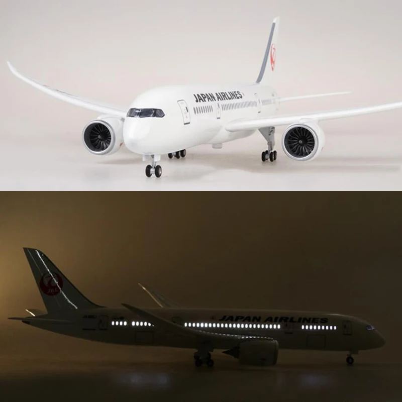 1/130 масштаб 47 см самолет Boeing B787 Dreamliner японская авиакомпания Модель W светильник и