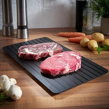 

Kitchen supplies aluminum defrost plate household seafood meat cutting vegetables cutting board creative ice plate defrost plate