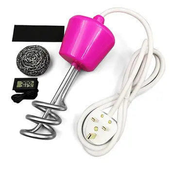 

1 pcs 2000W bath barrel cylinder swimming pool high-power water boiler with thermometer bath tub Water boiler