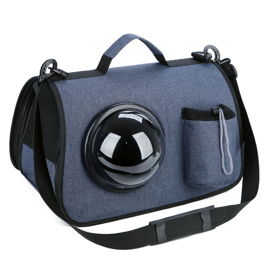 

Breathable Oxford Cloth Pet Carrier Bag for Cats Dog Portable Transparent Capsule Handbag Outdoor Travel Carrying Cage Accessory