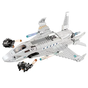 

2020 New 11315 Stark Jet and Drone Attack Spider-Man: Far From Home Movie 528PCS Building Blocks Compatible With 76130