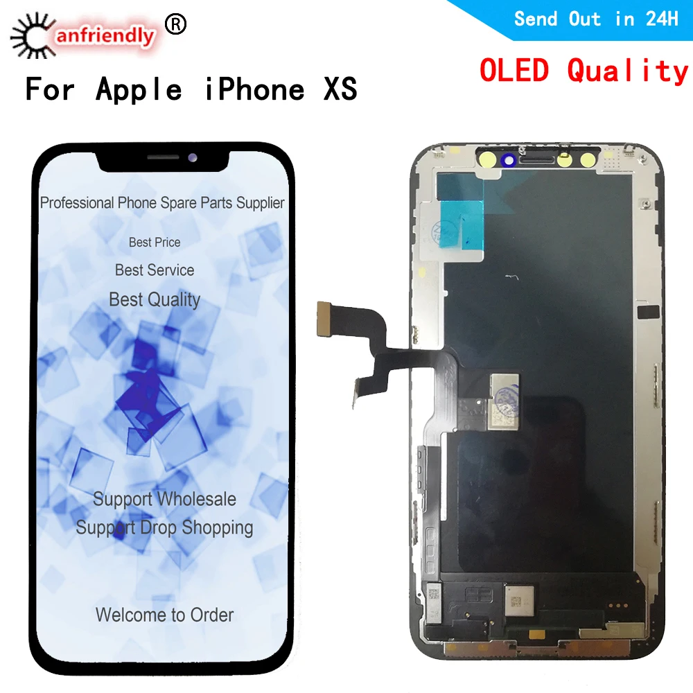 Oled ЖК-дисплей для iphone XS A1920 A2097 A2100 A2098 ЖК-дисплей+ сенсорная панель экран дигитайзер сборка для apple iphone XS lcd s
