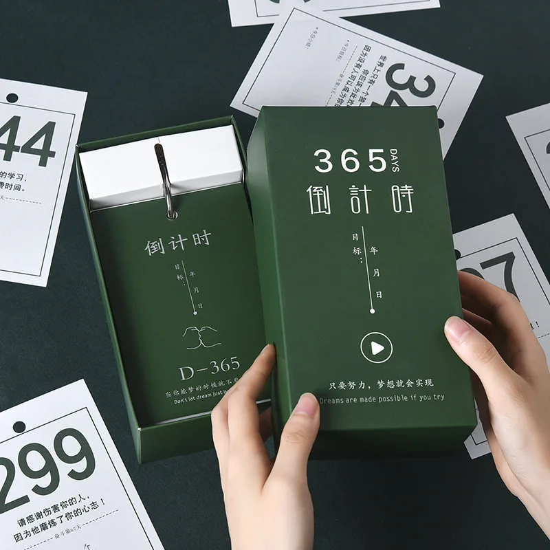Hethrone 1 шт. обратный отсчет креативная календарная книга Bullet journal Cute Threading notebook Weekly