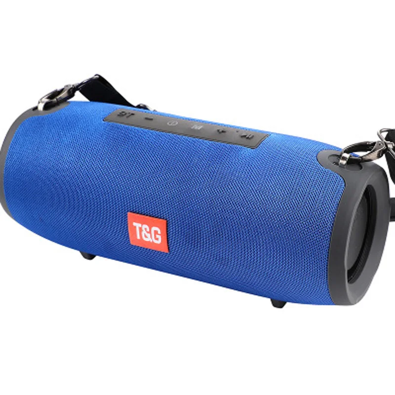 40W Bluetooth Speaker column Wireless portable sound box Bass stereo subwoofer fm radio boom box tv tf aux usb sound bar for PC - Цвет: TG118 Blue