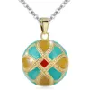 Eudora 1 pc colorful Harmony bola ball Pendant Necklace with Link Chain Pregnancy Ball Jewelry Chime Bola women Jewelry Mom Gift 4