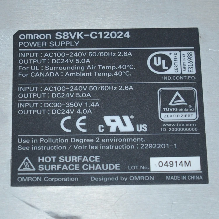 Ƿ S8VK-C12024 Ī   ġ DC24V