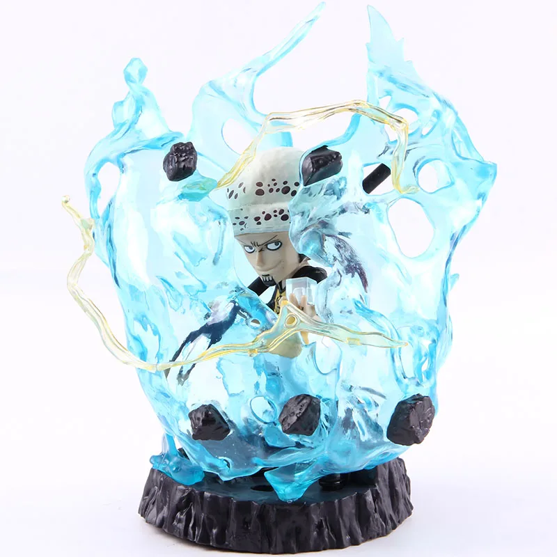 Anime One Piece Trafalgar Law GK Statue with LED Light PVC One Piece Law Action Figure Collectible Model Toy