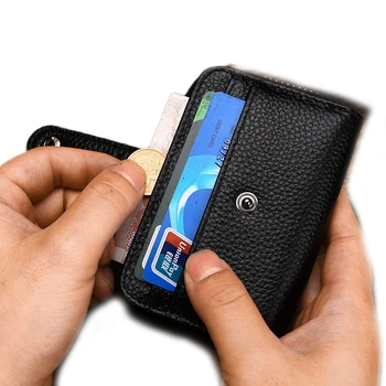 

Mini card money simple wallet fashion leather card wallet credit card holder ladies wallet