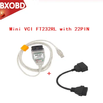 

Latest V14.20.019 MINI VCI Interface TIS Techstream MINI-VCI FT232RL Chip J2534 OBD2 Diagnostic Cable