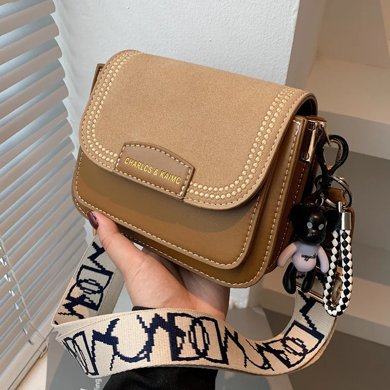 Solid color Women Chain Shoulder Side Bag Small PU Leather Handbag And  Wallet Vintage Luxury Brand Lady Flap Crossbody Sling Bag - AliExpress