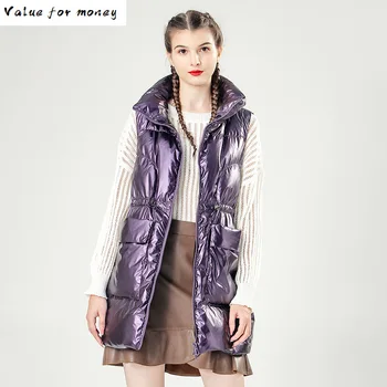 

jacket Down women 2020 new mid long Korean down vest autumn winter sleeveless jacket down vest jacket fashion